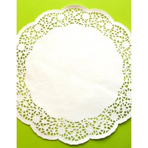 32 cm - cremehvide - mellemlægsservietter - 6 stk