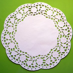 24 cm - cremehvide - mellemlægsservietter - 10 stk