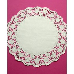 28 cm - kalkhvide - melleml&aelig;gsservietter - 7 stk