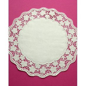 28 cm - kalkhvide - mellemlægsservietter - 7 stk