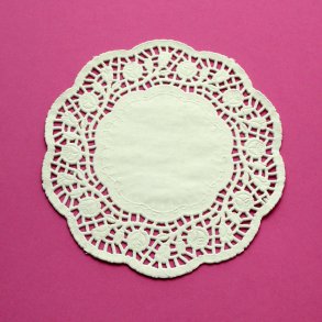 20 cm - hvide -  mellemlægsservietter - 12 stk