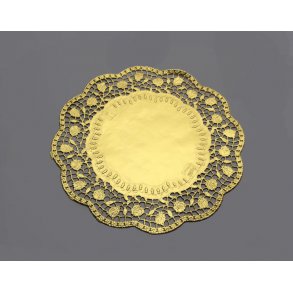 17 cm - guld - mellemlægsservietter - 6 stk