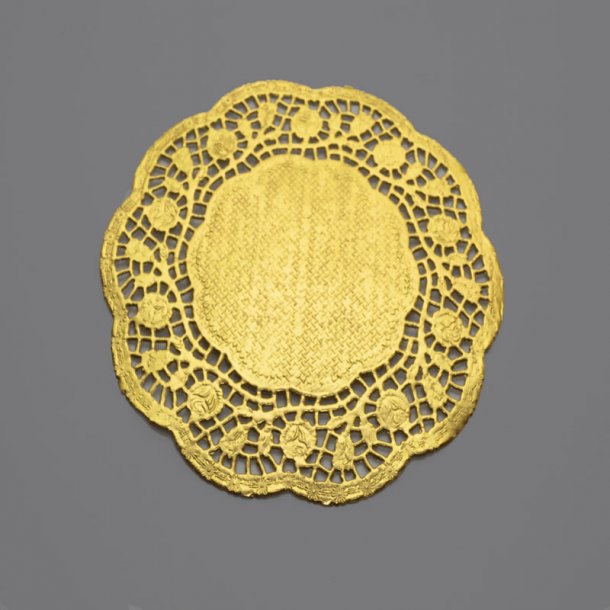 17 cm - guld - mellemlgsservietter - 6 stk