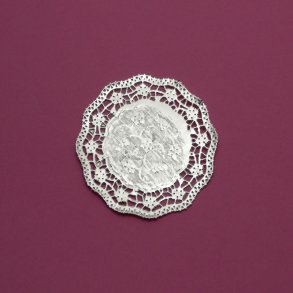 10 cm - sølv - mellemlægsservietter - 9 stk