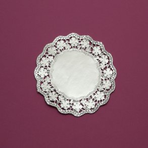 14 cm - sølv - mellemlægsservietter - 8 stk