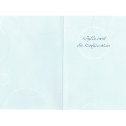 Telegram konfirmation - glad pige