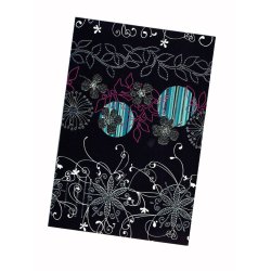 Telegram konfirmation - blomster med glimmer