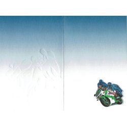 Telegram konfirmation - motorcykel