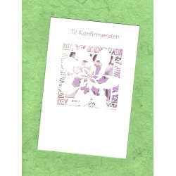 Telegram konfirmation -- Blomster hoved