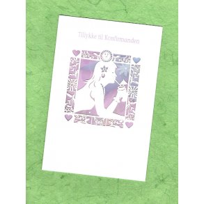 Telegram konfirmation -- Pige med sommer drink 