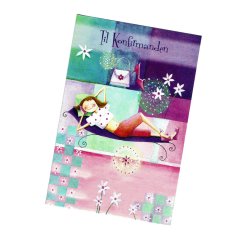 Telegram konfirmation - pige teenager