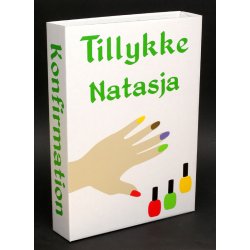 Sangskjuler - med navn - Neglelak