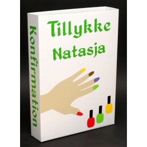Sangskjuler - med navn - Neglelak