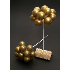 Kagepynt - Balloner - Guld