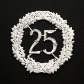 Laurbærkrans - 25 sølv