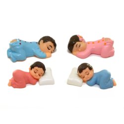 Baby sovende p� hovedpude 2 stk.