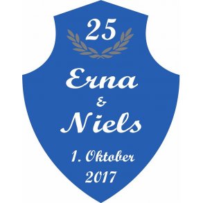 50 Skjold til Sølvbryllup