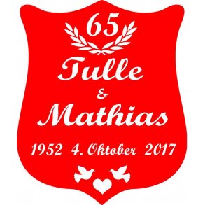 65 år - Skjold til krondiamant - Fix og færdig