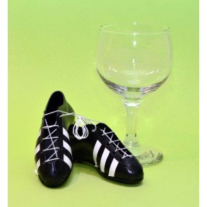 Fodboldstvler til kagepynt eller bordpynt mm