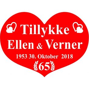 65 år - Hjerte til krondiamant - Fix og færdig