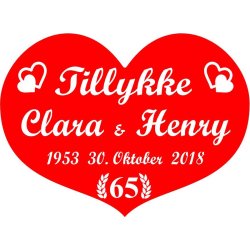 65 &aring;r - Hjerte til krondiamant - Fix og f&aelig;rdig