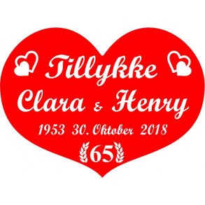 65 år - Hjerte til krondiamant - Fix og færdig