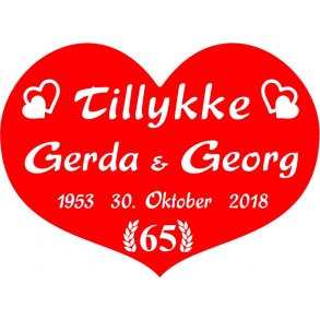 65 år - Hjerte til krondiamant - Fix og færdig