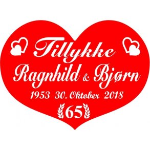 65 år - Hjerte til krondiamant - Fix og færdig
