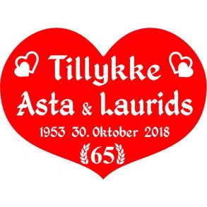 65 år - Hjerte til krondiamant - Fix og færdig