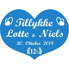 12,5 r - Hjerte til kobberbryllup - Fix og frdig