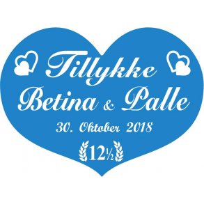 12,5 r - Hjerte til kobberbryllup - Fix og frdig