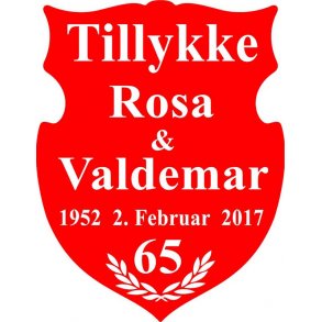 65 år - Skjold til krondiamant - Fix og færdig