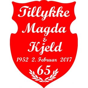 65 år - Skjold til krondiamant - Fix og færdig