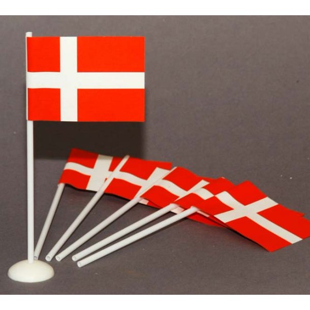 Flag - 8 stk bordflag - 15 cm 