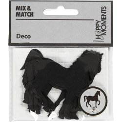 Kortpynt - 60 mm hj kartonmrkat - Hest