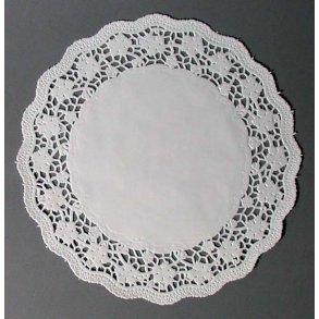 24 cm - råhvide - mellemlægsservietter - 12 stk