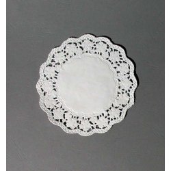 14 cm - r&aring;hvide -  melleml&aelig;gsservietter - 18 stk