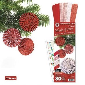 Quilling - Mix pakke til Pariserhjul - Wheels of Paris - 15 mm