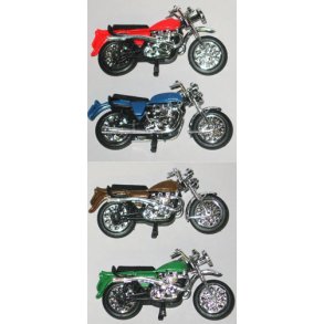 Kagepynt / bordpynt - motorcykel - Grn