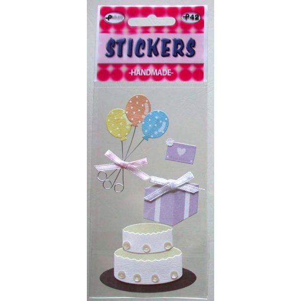 H&aring;ndlavet Stickers Baby ting - b&oslash;rnef&oslash;dselsdag