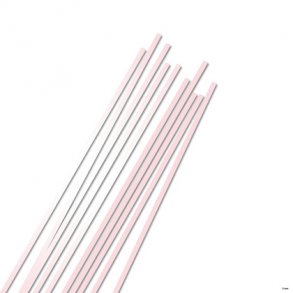  3 mm Quilling Strimler - 100 stk. - Rouge