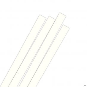 15 mm Quilling strimler - 40 stk. - Natur Hvid