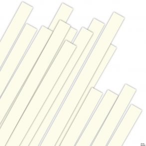 15 mm Quilling Strimler - Big Pack 150 stk. - Ivory