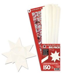 15 mm Quilling Strimler - Big Pack 150 stk. - Ivory