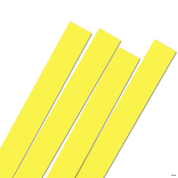 25 mm Quilling Strimler - 40 Stk. - Bright Yellow - Gul