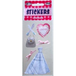 Håndlavet Stickers - bryllup