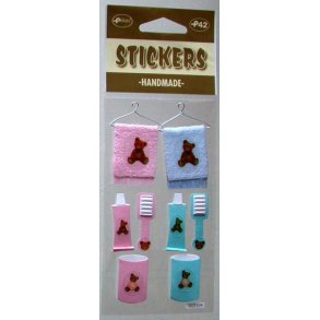 Håndlavet Stickers - barnedåb