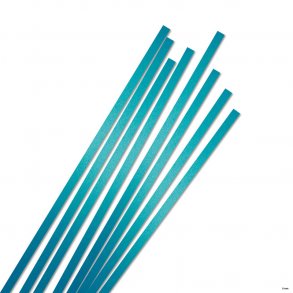  3 mm Quilling Strimler - 50 stk. - Luxus Turquis - Turkis