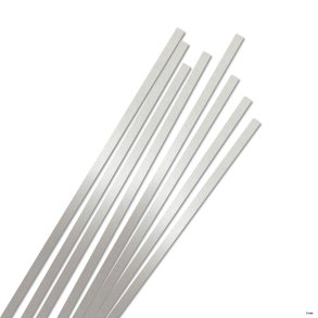  5 mm Quilling Strimler - 40 Stk. - Luxus Silver - Slv