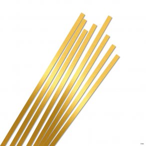  5 mm Quilling Strimler - 40 stk. - Luxus Gold - Guld